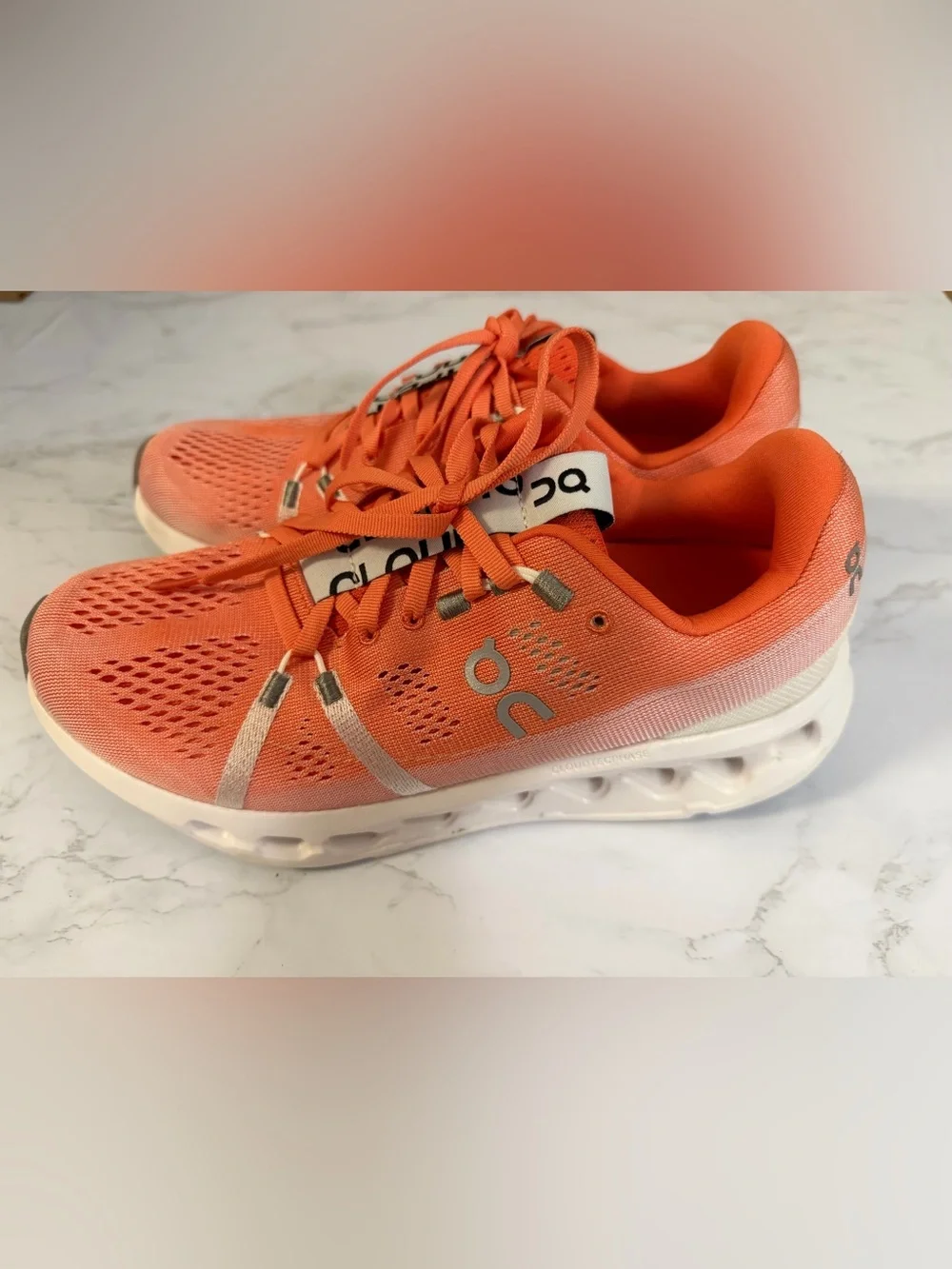 On Running Women's orange /White Cloudswift Running Shoes